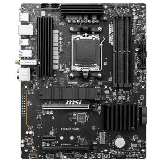 MSI PRO B650-S WIFI — vue 2