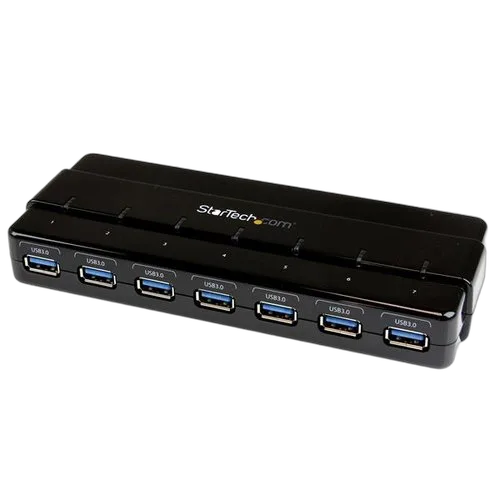StarTech 7 Port SuperSpeed USB 3.0 Hub w/Adapter — vue 1