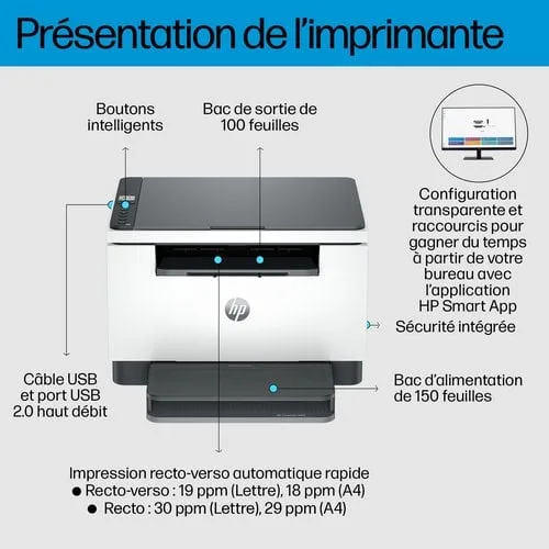 HP LASERJET MFP M234D 29PPM — vue 16