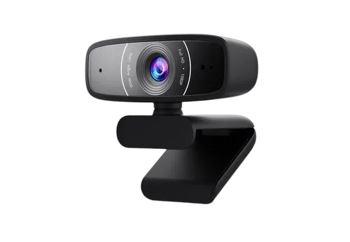 ASUS Webcam C3 USB camera with 1080p 30fps recording beamforming microphone — vue 2