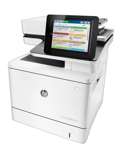HP Color LaserJet Enterprise MFP M577dn - Blanc — vue 3