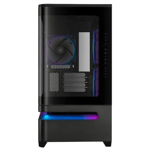 Asus Prime AP202 TG ARGB Noir - mT/Sans Alim/mATX — vue 3