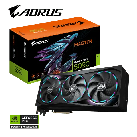 Gigabyte AORUS GeForce RTX 5090 MASTER 32G — vue 10