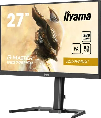 Iiyama G-MASTER GB2795HSU-B1 - 27" FHD 280Hz 0.2ms Pivot FreeSync Premium — vue 2