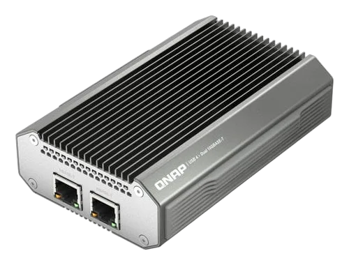 Qnap USB 4 Type-C to 2 x 10GBASE-T Network Ad — vue 1