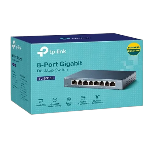 TP-Link 8-port Gigabit Desktop Switch — vue 3