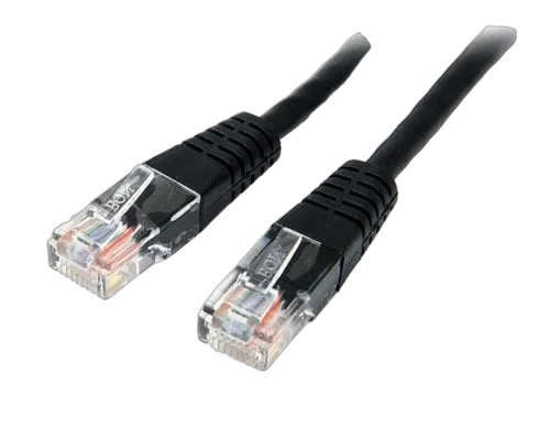 StarTech 15m Cat5e Black Molded Cat5e Patch Cable — vue 1