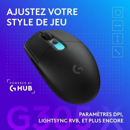 Logitech G305 X SUPERLIGHT — vue 9