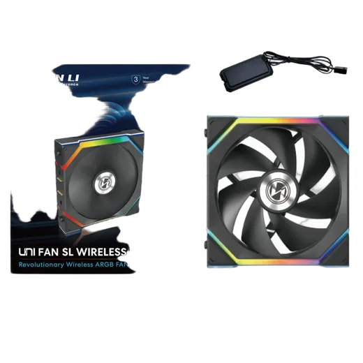 Lian-Li UNI FAN SL ARGB PWM Sans fil - 120mm - Noir — vue 5