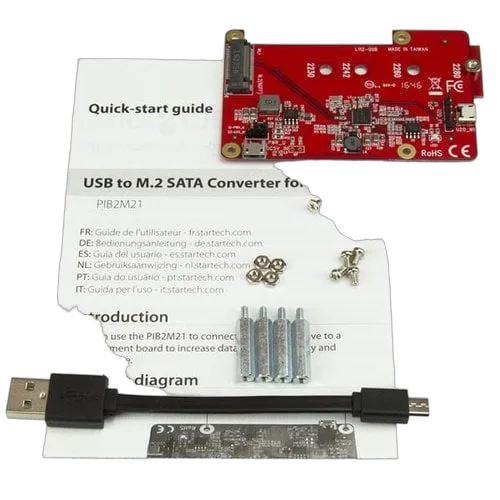 StarTech Converter Raspberry Pi USB to M.2 SATA — vue 7