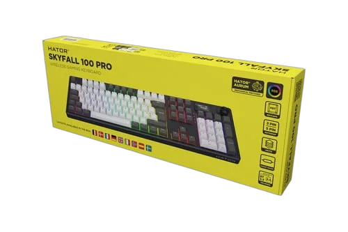 Hator Skyfall 100 Pro - Mécanique - Sans-Fil - RGB - Noir/Gris — vue 7