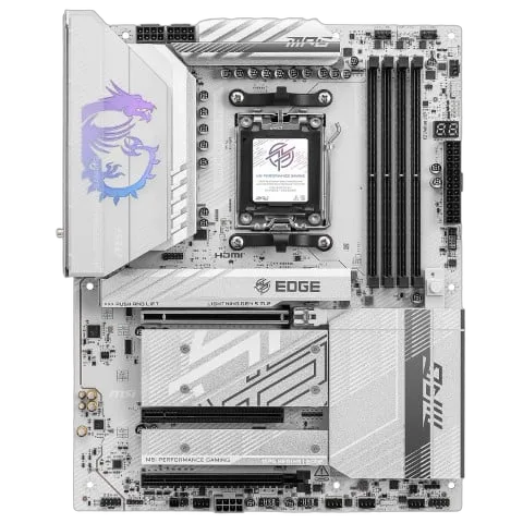 MSI MPG B850 EDGE TI WIFI — vue 3