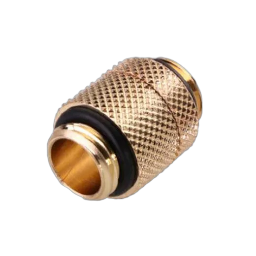 CONSTRUCTEUR Raccord Mâle/Mâle droit or - 14mm — vue 1