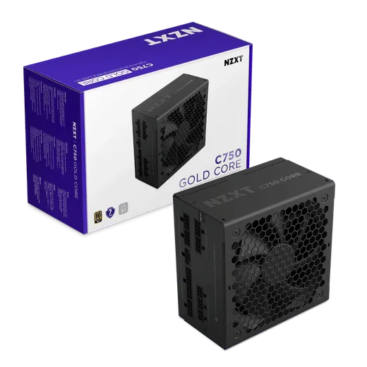 NZXT ATX 750W - 80+ Gold - C750 Gold Core Noir — vue 6