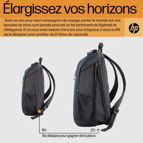 HP Travel 18L 15.6 Laptop Backpack — vue 6