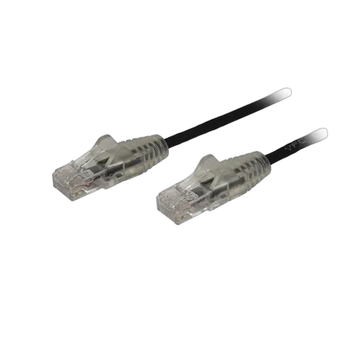 StarTech Cable - Black Slim CAT6 Patch Cord 0.5m — vue 1