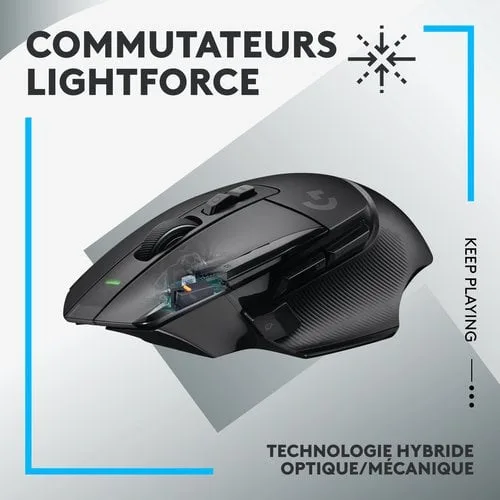 Logitech G502 X Lightspeed - Sans-Fil - Noir — vue 9
