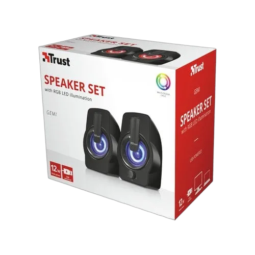 Trust GEMI RGB 2.0 SPEAKER SET BLACK — vue 7