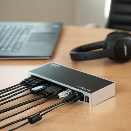 StarTech USB 3 Dual Monitor Dock HDMI DVI/VGA — vue 7