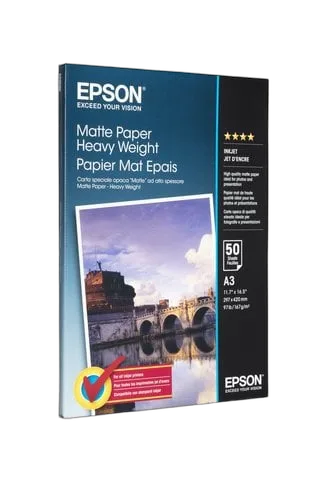 Epson Paper/Matte Heavy Weight A3 167gm2 50sh — vue 3