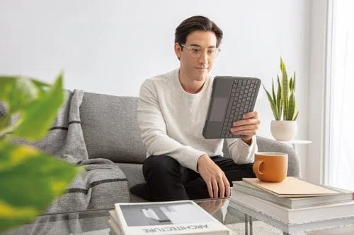 Logitech Folio Touch Gris — vue 11