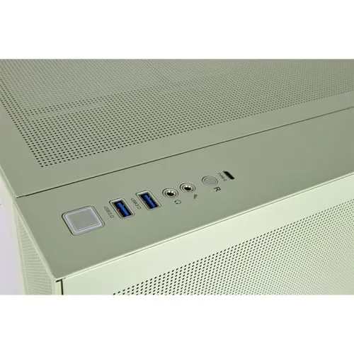 Thermaltake View 380 TG ARGB Matcha Green - MT/Sans Alim/ATX — vue 5