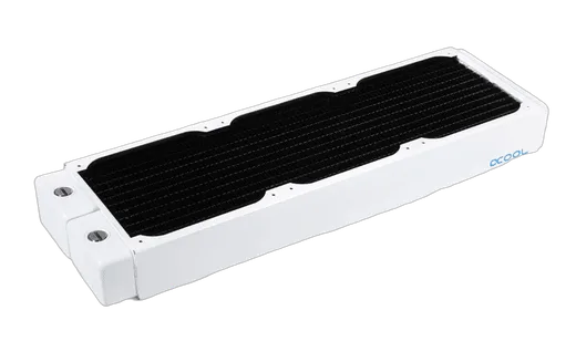 Alphacool Radiateur 360mm  Blanc -  HPE-45 Full Cuivre — vue 1