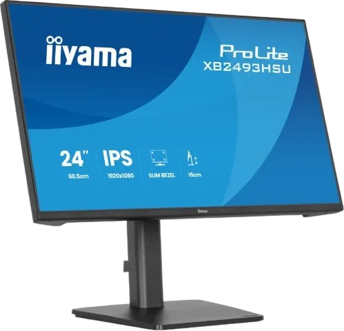 Iiyama XB2493HSU-B1 - 23.8" FHD 120Hz IPS Pied réglable Pivot — vue 4