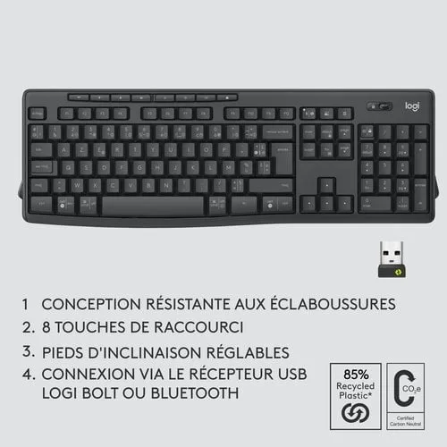 Logitech MK370 COMBO FOR BUSINESS — vue 11
