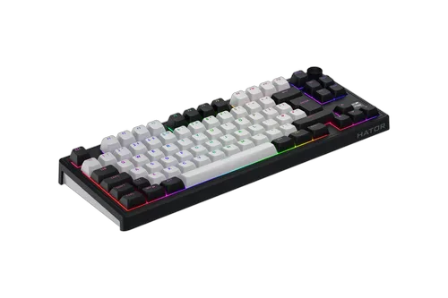 Hator Skyfall 80 MAG Ultima 8K TKL - Magnétique - Sans-Fil - RGB - Blanc/Noir — vue 4