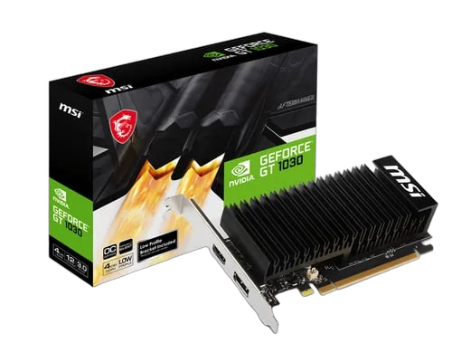 MSI GeForce GT 1030 4GHD4 LP OC — vue 1