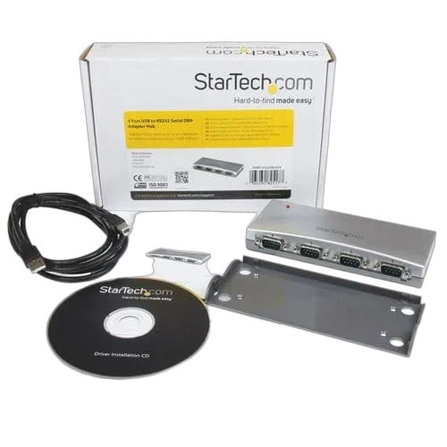 StarTech 4 Port USB to RS232 Serial Adapter Hub — vue 4