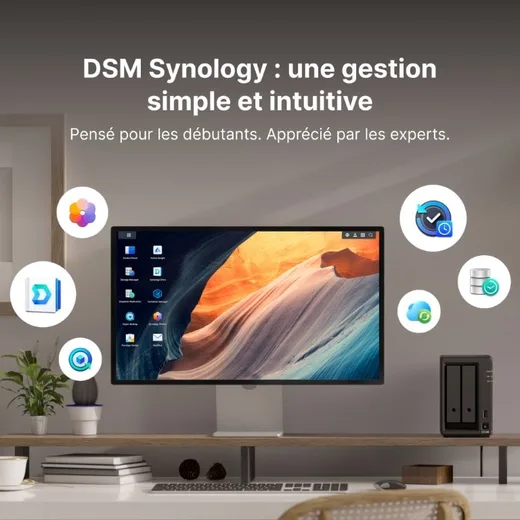 Synology DS725+ - 2 baies — vue 11
