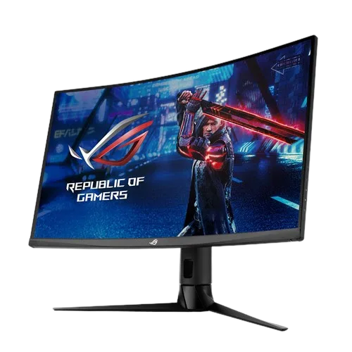 ASUS ROG Strix XG32VC, 80,01 cm (31,5 Zoll) WQHD, 170Hz, FreeSync, VA - DP, HDMI, USB-C — vue 3