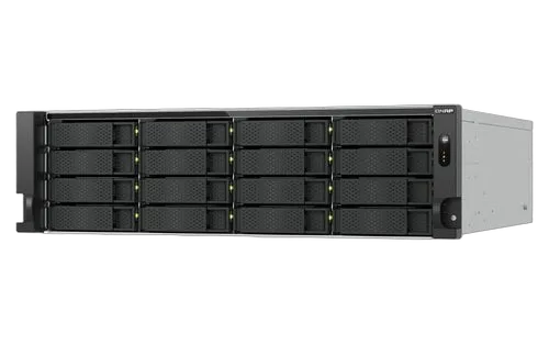 Qnap 3U 16-bay 3.5" SATA HDD NAS AMD — vue 4