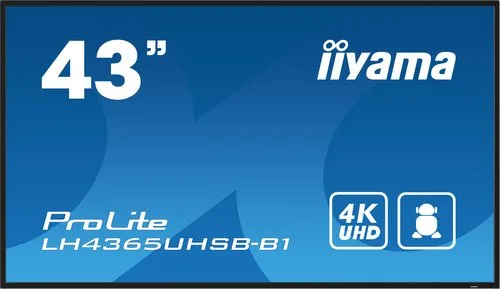 Iiyama LH4365UHSB-B1 42.5IN IPS 4K — vue 2