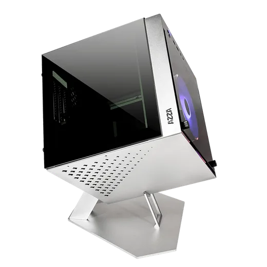 Azza Cube mini 805G silver - mT/Sans Alim/ITX-Seconde Vie — vue 2