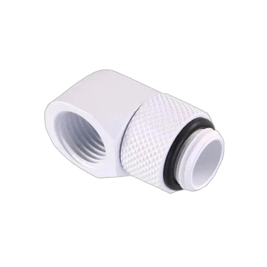 CONSTRUCTEUR Fitting coudé rotatif 90° blanc - 14mm — vue 1