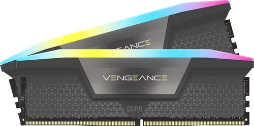 Corsair Vengeance RGB 32Go (2x16Go) DDR5 6000MHz CL 36 Gris — vue 2