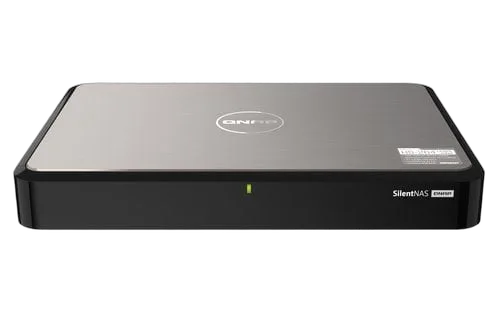 QNAP NAS 2-bay fanless desktop NAS — vue 1