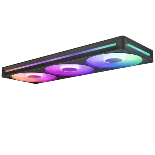 NZXT F360 RGB Core Fan (Single Frame) - Noir — vue 3