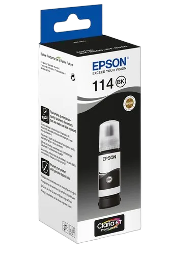 Epson Ink/114 EcoTank Pigment Black ink bottle — vue 2
