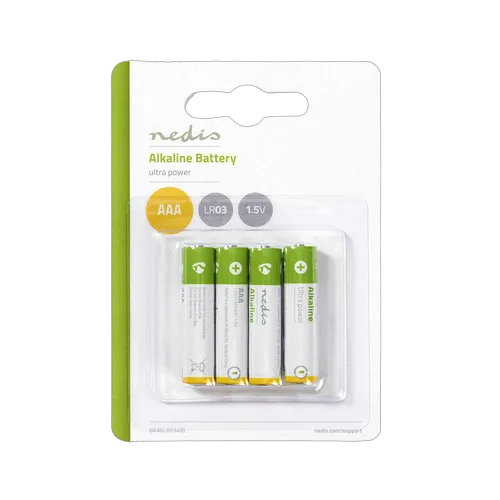 Nedis Piles alcalines AAA - Pack de 4 — vue 2
