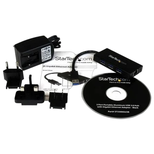 StarTech Portable USB 3.0 Hub w/Gigabit Ethernet — vue 6