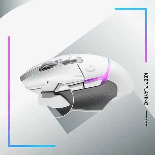 Logitech G502 X Plus - Sans-Fil - RGB - Blanc — vue 6