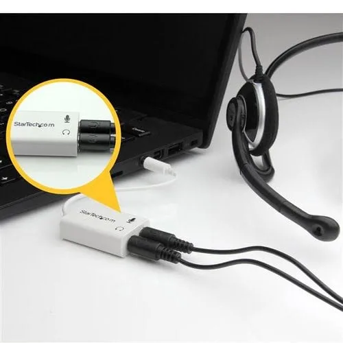StarTech Headset Splitter 4 Pin to 2x 3 Position — vue 5