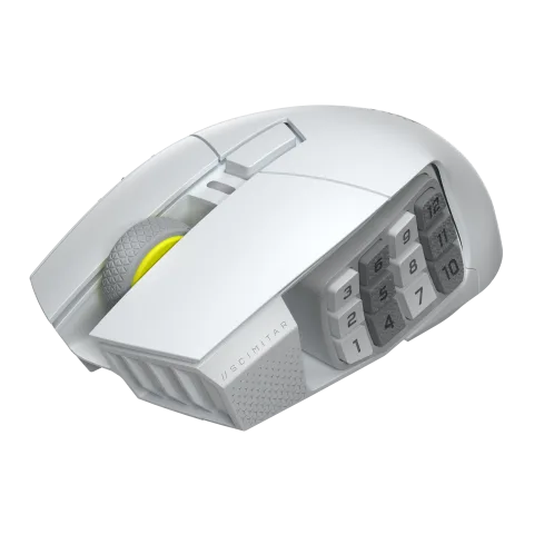 Corsair Scimitar Elite SE - Sans-Fil - RGB - Blanc — vue 6