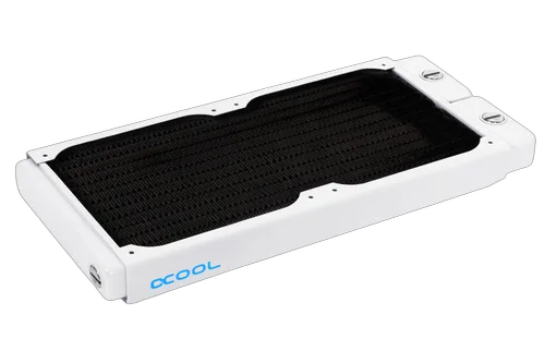 Alphacool NexXxoS ST30 240mm Radiator V.2 - Blanc — vue 3