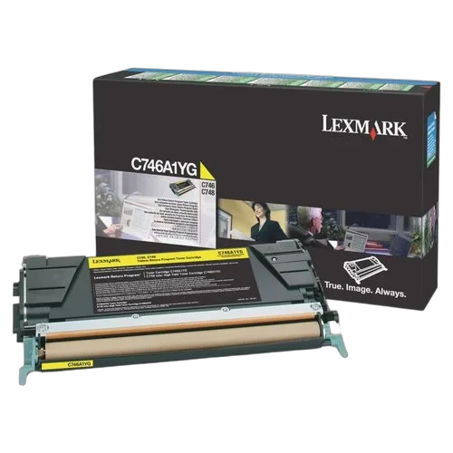 Lexmark - Jaune - C746A1YG — vue 1