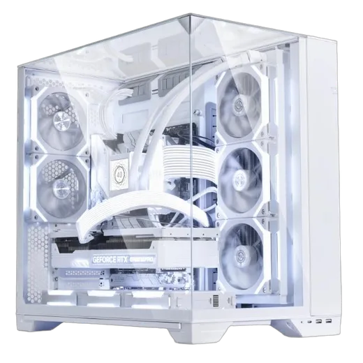 Lian-Li O11 VISION-M blanc — vue 1